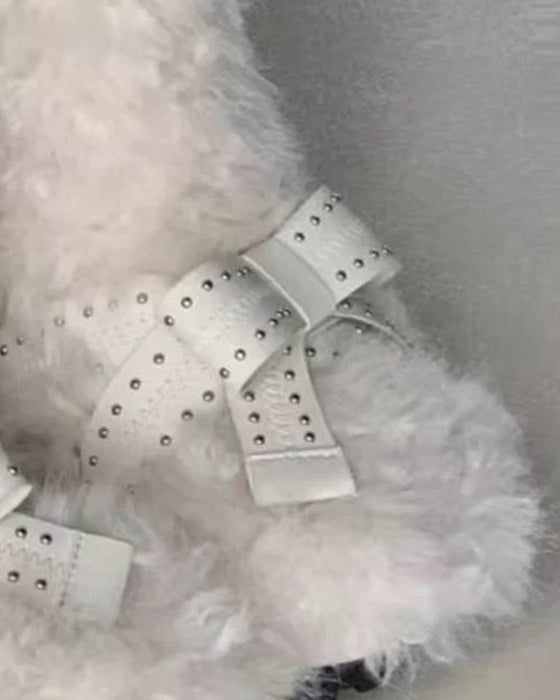 Stövlar Kvinnors Pälsfodrade Platta Snöstövlar