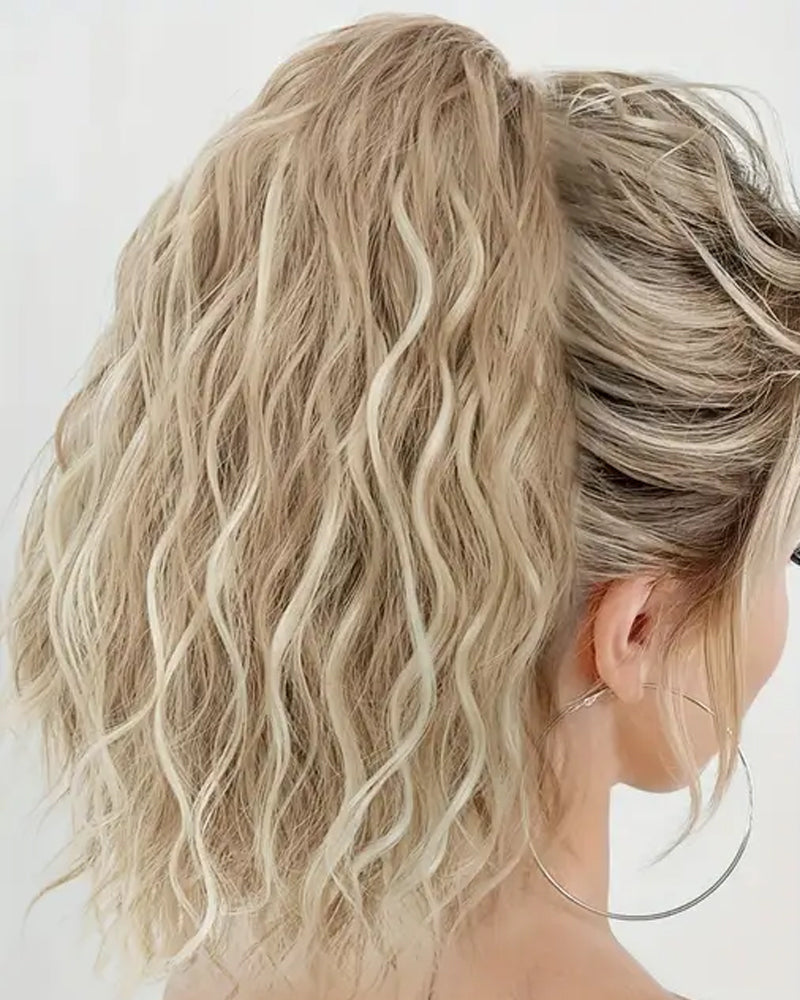 Hårprodukter Syntetiskt Långt Vågigt Fluffigt Hästsvans