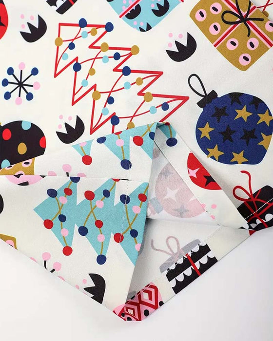 Tryckt avslappnat hem tvådelat set