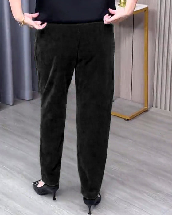 Enfärgade Stretchiga Skinnybyxor