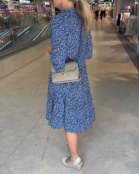 Klänning Leopardprint