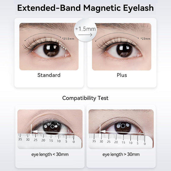Portable magnetic false eyelashes