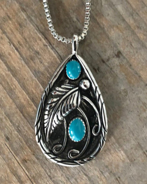 Bohemisk vintage halsband med hänge