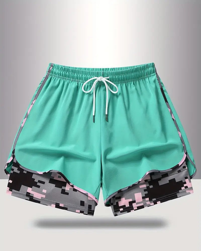 Shorts Dragsko Kamouflage Lapptäcke Antiexponering