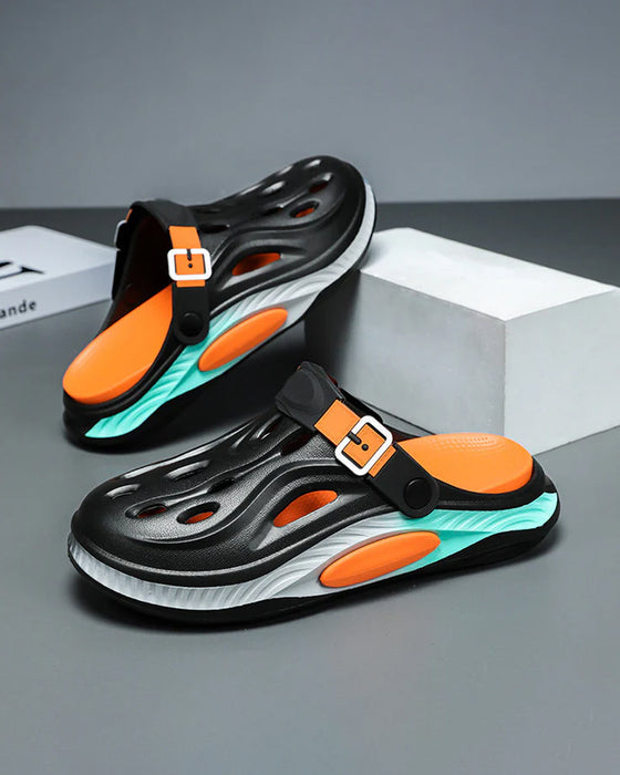 Sandaler Dam/Herr Sommar Tjock Sula Halkfria Avslappnade