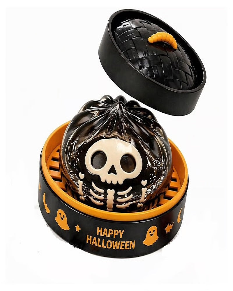 Halloween-Set Med Gulliga Läskiga Spök-Maruko-Mjuka Tryckleksaker, Miniatyr Bärbar Stressleksak, Sensoriska Produkter För Halloween-Tillbehör, Påfyllnad Till Festgodispåsar & Minipresenter