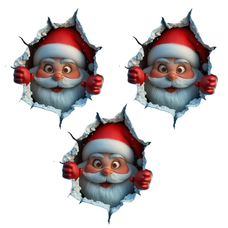 Tomte Väggklistermärke Set