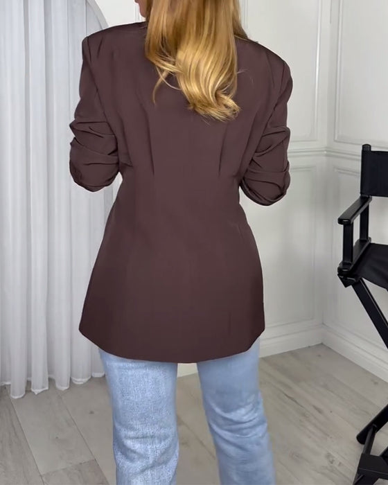 Blazer Enknäpps Slim Fit