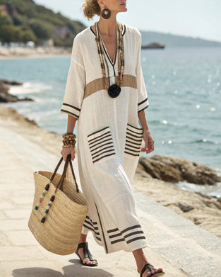 Helgdagscontrast Lös Klänning