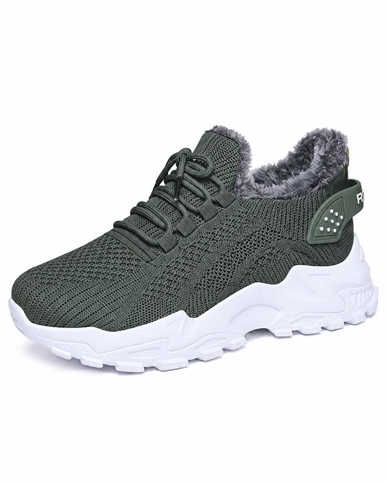 Sneakers Tjock Sula Fleecefodrade Snö