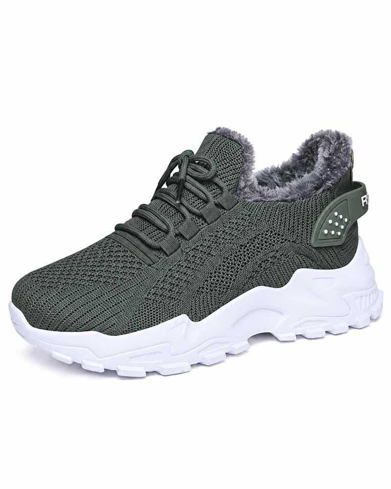 Sneakers Tjock Sula Fleecefodrade Snö