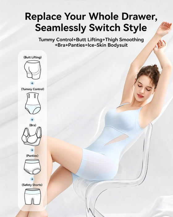 Svalkande Magkontroll Rumplyftande Shapewear Bodysuit