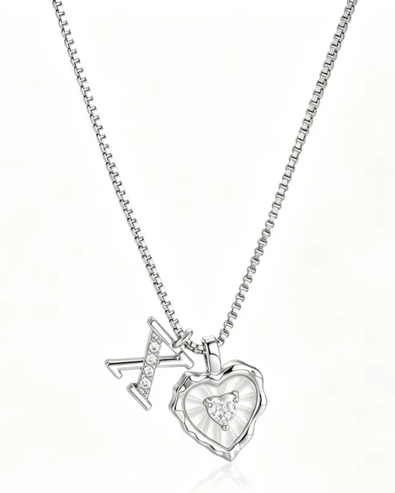 A–Z Mikropave Bokstavspendel Halsband
