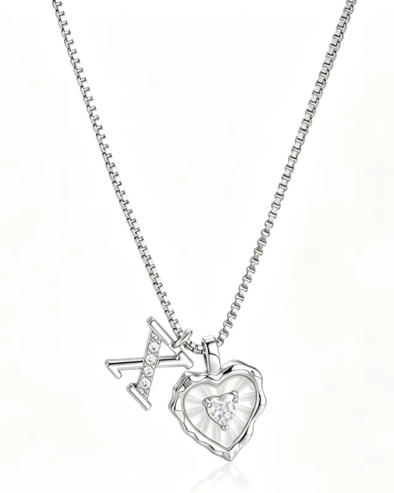 A–Z Mikropave Bokstavspendel Halsband