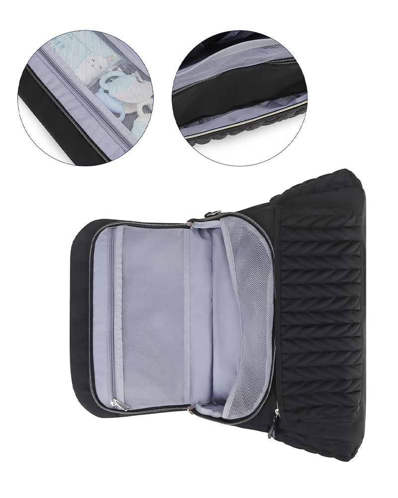 Väska Quiltad Dubbel-Axel Mamma