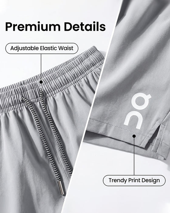 Shorts Löss Avslappnad Dragsko Elastisk Midja