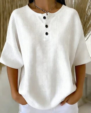 Topp Våffla Lössittande Avslappnad