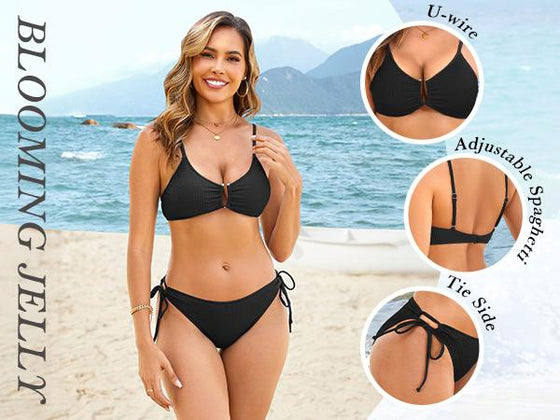 Bikini Dam Sexig Kind Hög Skuren