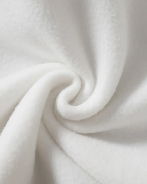 Luvtröja Rund Hals Tryckt Vinglas