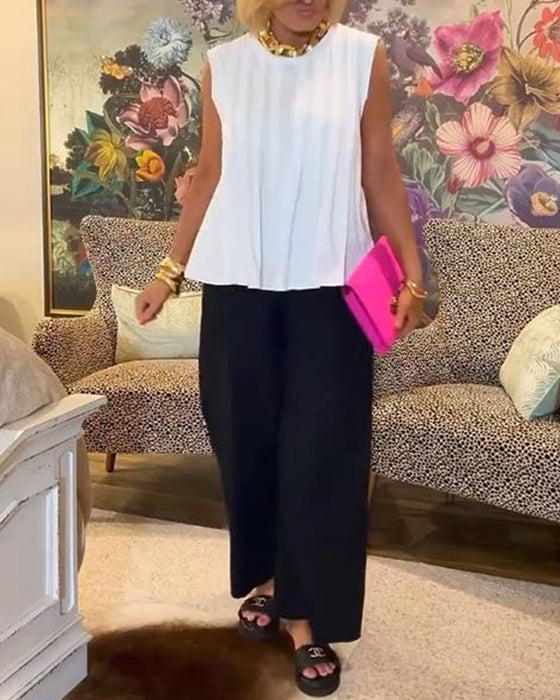 Mångsidig Kamisol med Eleganta Rynkor