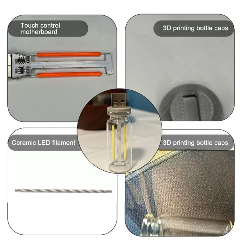 Usb-Pekningsnattlampa