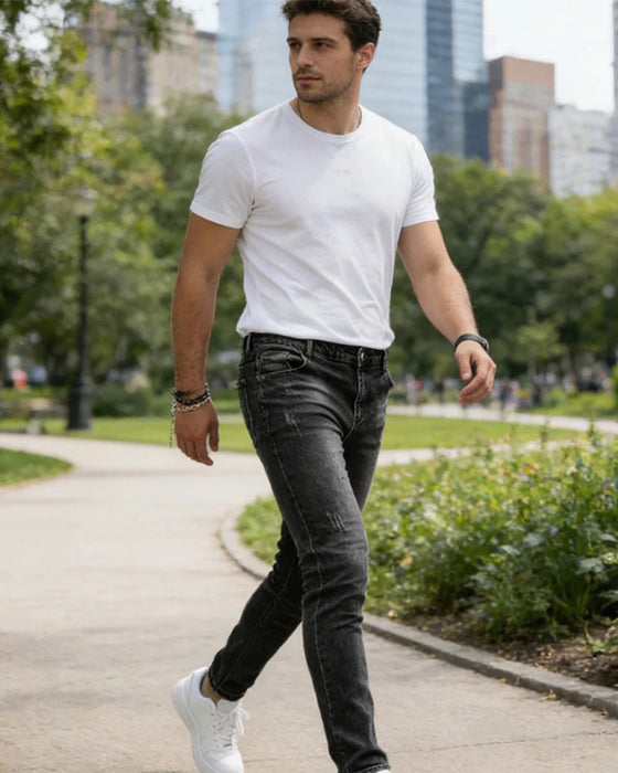 Jeans Herr Casual Solid
