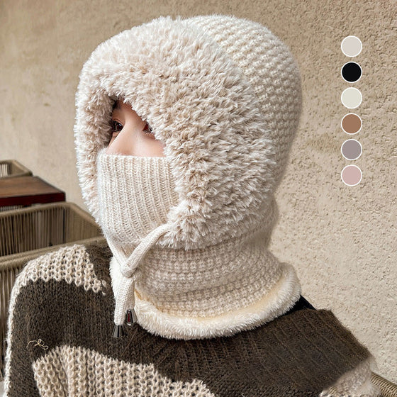 Vindtät Outdemössa Och Halsduk För Kvinnor