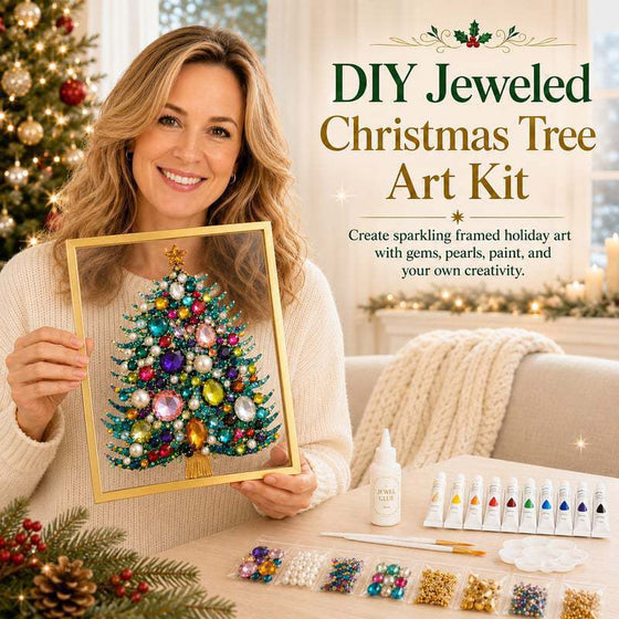 Diy‑Smyckesuppsättning Julgran
