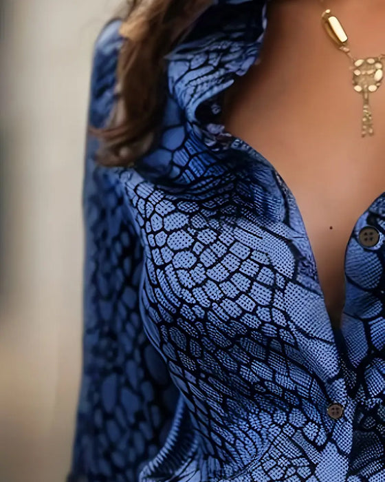 Skjorta Modig Djurmönstrad