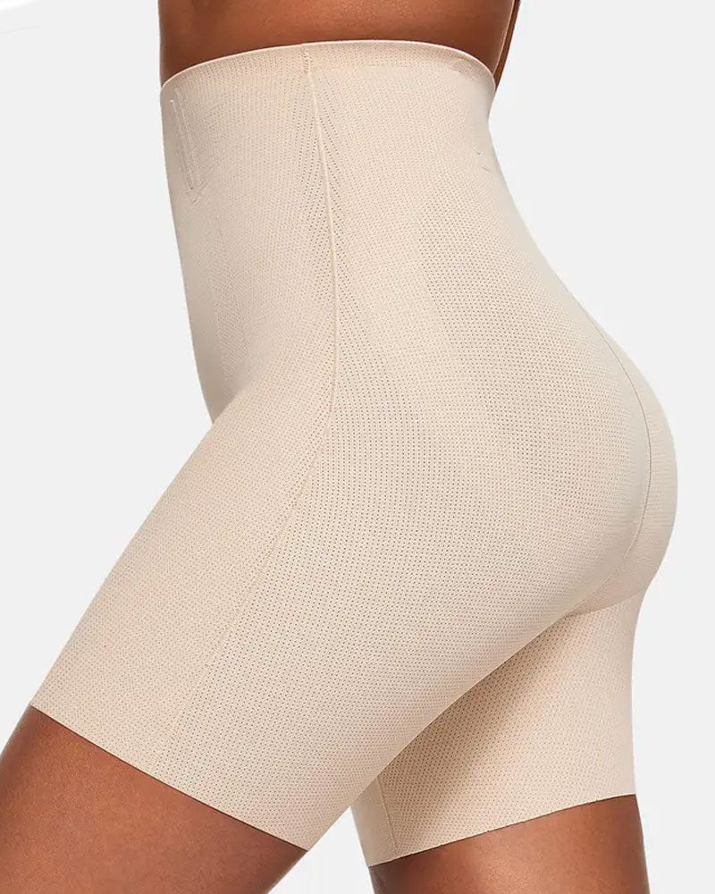 Magkontroll Shapewear Andningsbara Bekväma Shorts För Kvinnor Rumplyftande Body Shaper Shorts Höga Midjan Sömlösa Gördel Under Klänning