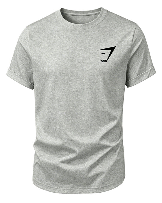 Avslappnad T-Shirt Rundhalsad, Kortsärmad