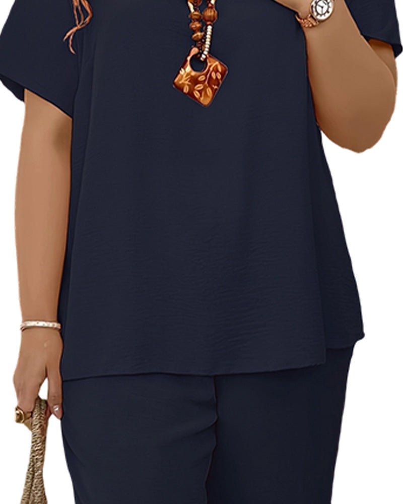 Set Casual Löst Solid