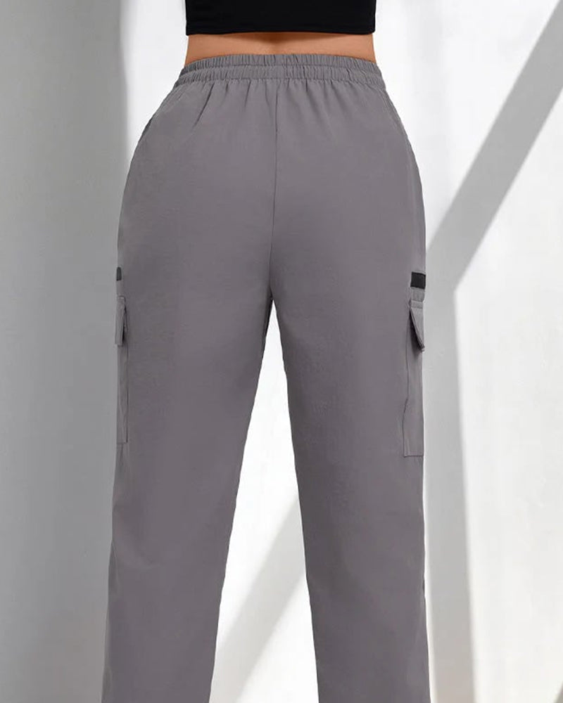 Pants Dragsko Löst Casual Cargo