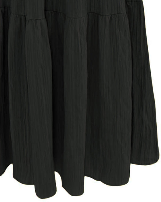 Klänning Mode Solid Halter