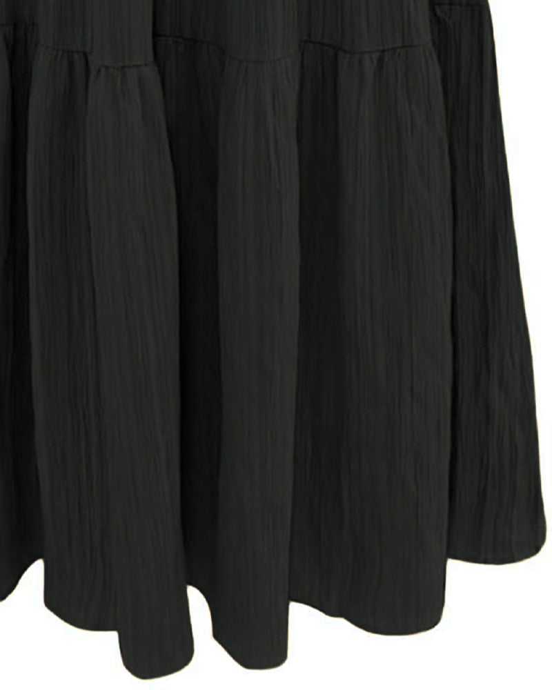 Klänning Mode Solid Halter