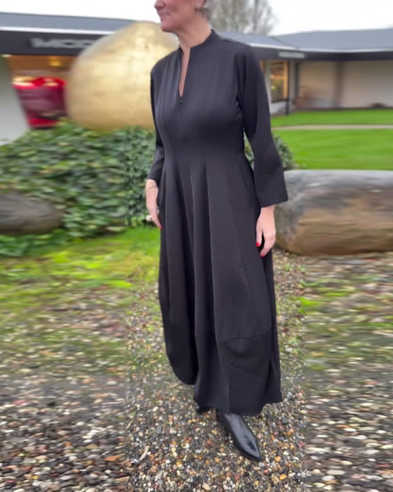 Elegant Och Stilig V-Ringning Klänning