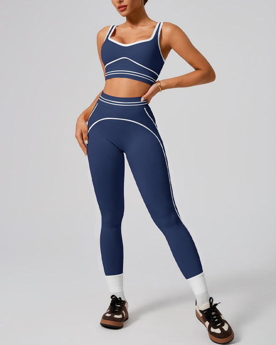 Set Sport Tank Hög Midja Yoga