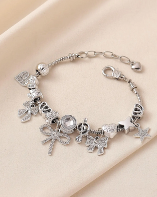 Armband Strass Ro sett