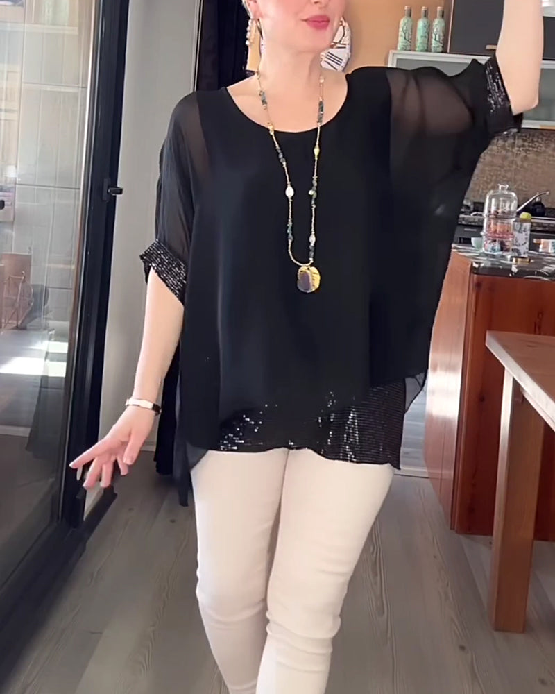 Topp Paljett Två Del Löst