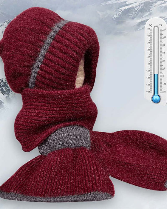 Dam Vindtät Hatt Med Öronskydd