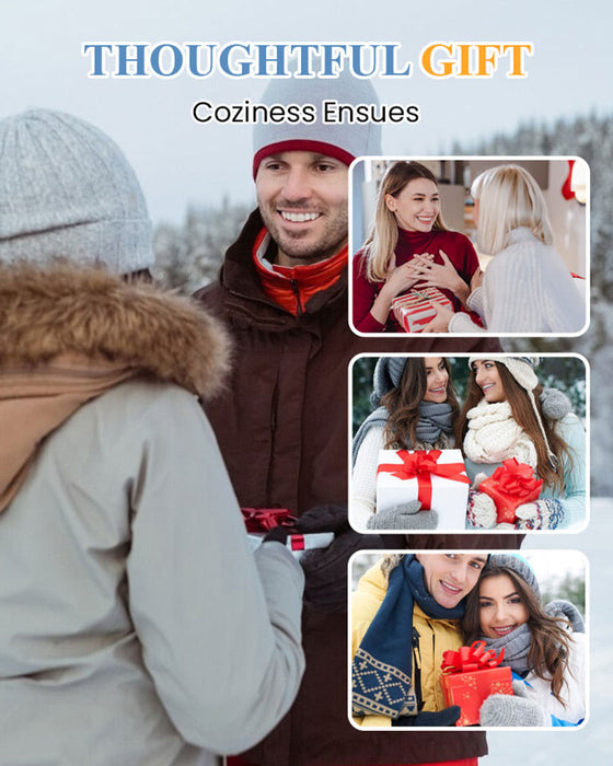 Vindtät Outdemössa Och Halsduk För Kvinnor