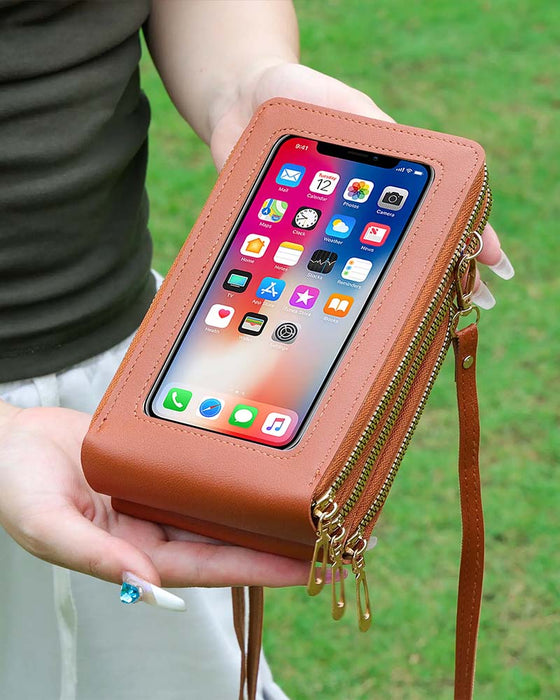 Enfärgad Mode Crossbody Telefonväska