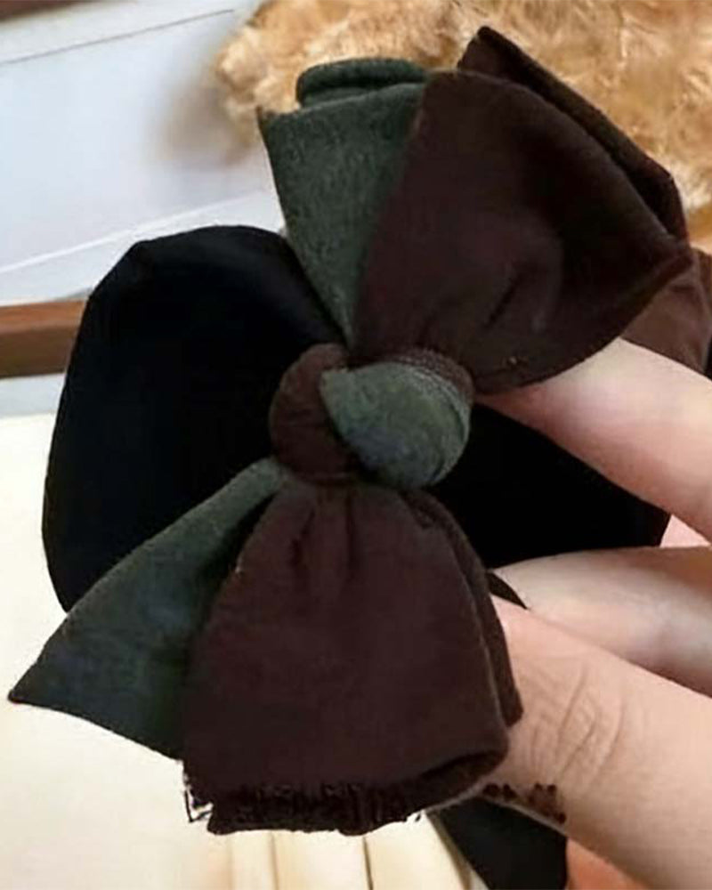 Hårsnodd Elegant Elastisk Rosett