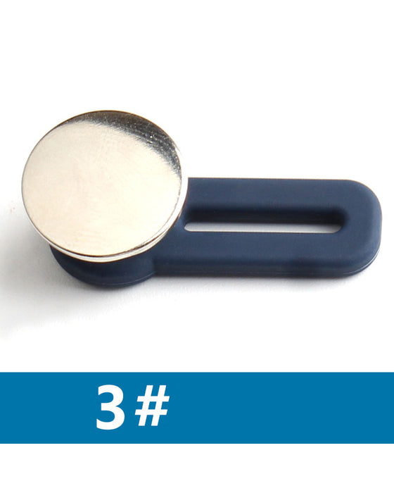 Fjäderbelastad Metallknapp För Midjeförlängning Till Jeans