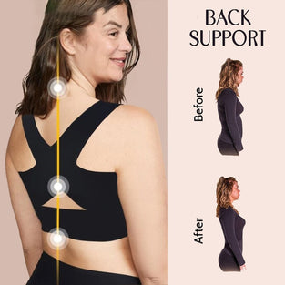 Push-up Behå med Ryggstöd & Sömlös Design