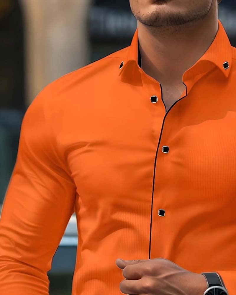Skjorta Business Slim-Fit Långärmad