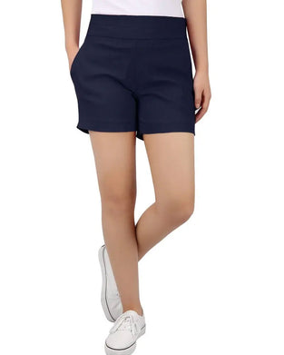 Enfärgade Shorts Mellanmidja