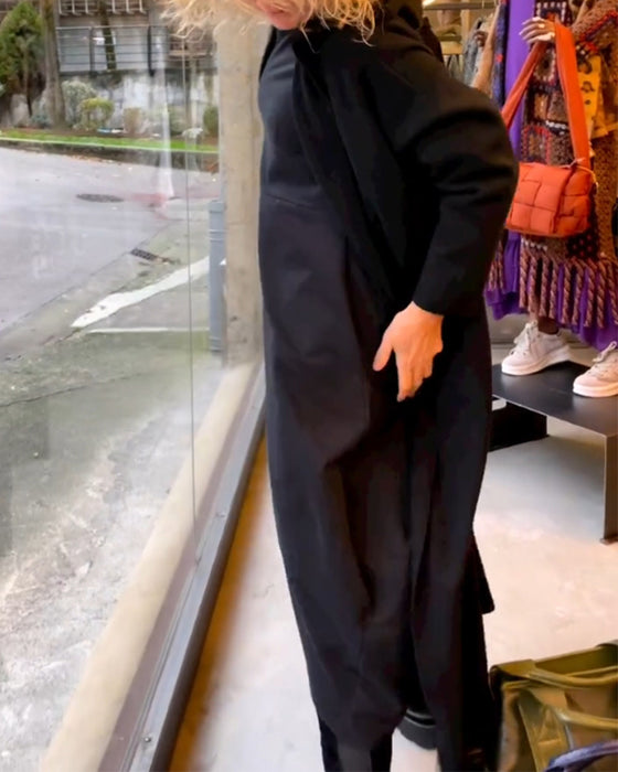 Elegant enfärgad klänning