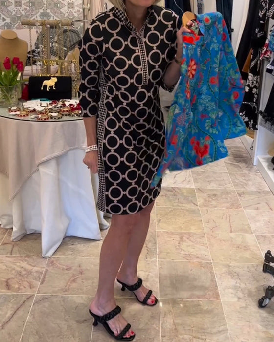 Kvinnors polka klänning