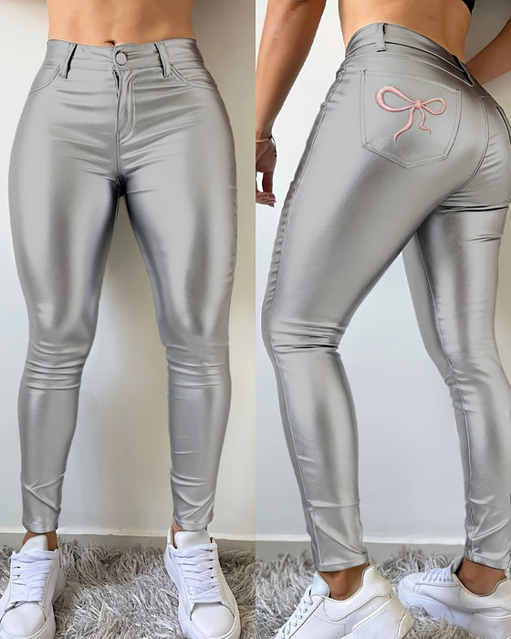 Leggings Svarta Stiliga Stretch